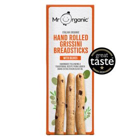 Grissini Breadsticks With Olives - Organic 10x150g