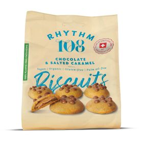 Choc & Salted Caramel Biscuit Share Bag - Organic 8x135g