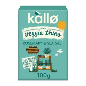 (BBD: 22.03.25) Rosemary & Sea Salt Veggie Thins 12x100g