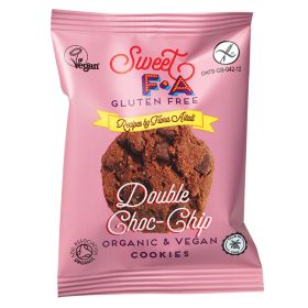 Twin Pack Gluten Free Double Choc Chip Cookies - Organic 48x