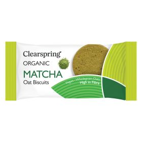 Matcha Oat Biscuits - Organic 12x40g