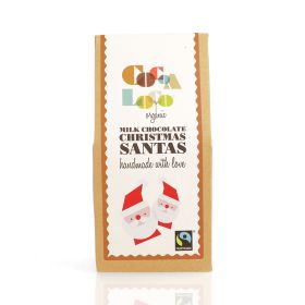 Clearance - Milk Chocolate Santas - Organic 6x100g