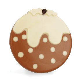 Milk & White Chocolate Christmas Pudding - Organic 6x70g