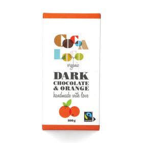 Dark Chocolate & Orange Bar - Organic 12x100g