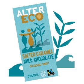 Salted Caramel Milk Chocolate - Organic 14x100g