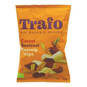 Vegetable (Carrot,Beetroot,Parsnip) Chips - Organic 12x75g