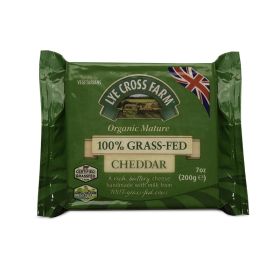 100% Grass Fed Cheddar - Organic 12x200g