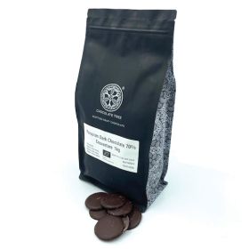 Dark Chocolate 70% Couverture Buttons - Organic 1x1kg