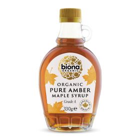 Pure Maple Syrup Amber Grade A - Organic 12x330g