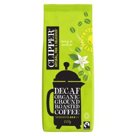 Decaffeinated Ground Coffee - Organic 8x227g