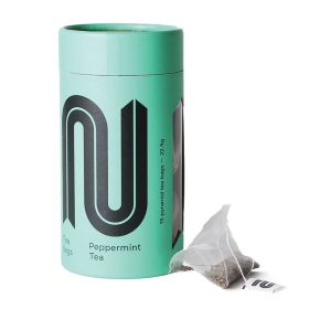 Clearance - Peppermint Tea Biodegradable Pyramid Bags - Orga