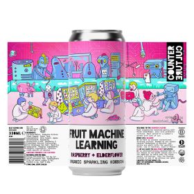 Fruit Machine Learning-Rasp & Elderflower Kombucha-Organic 1