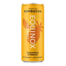 Pineapple & Mango Sparkling Kombucha - Organic 12x250ml