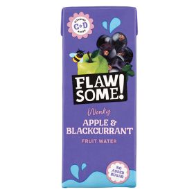 Kids Apple & Blackcurrant Wonky Fruit Water 27x200ml