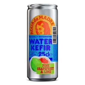 Pink Grapefruit & Lime Water Kefir (can) 12x25cl