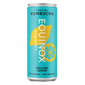 Sicilian Lemon Sparkling Kombucha - Organic 12x250ml